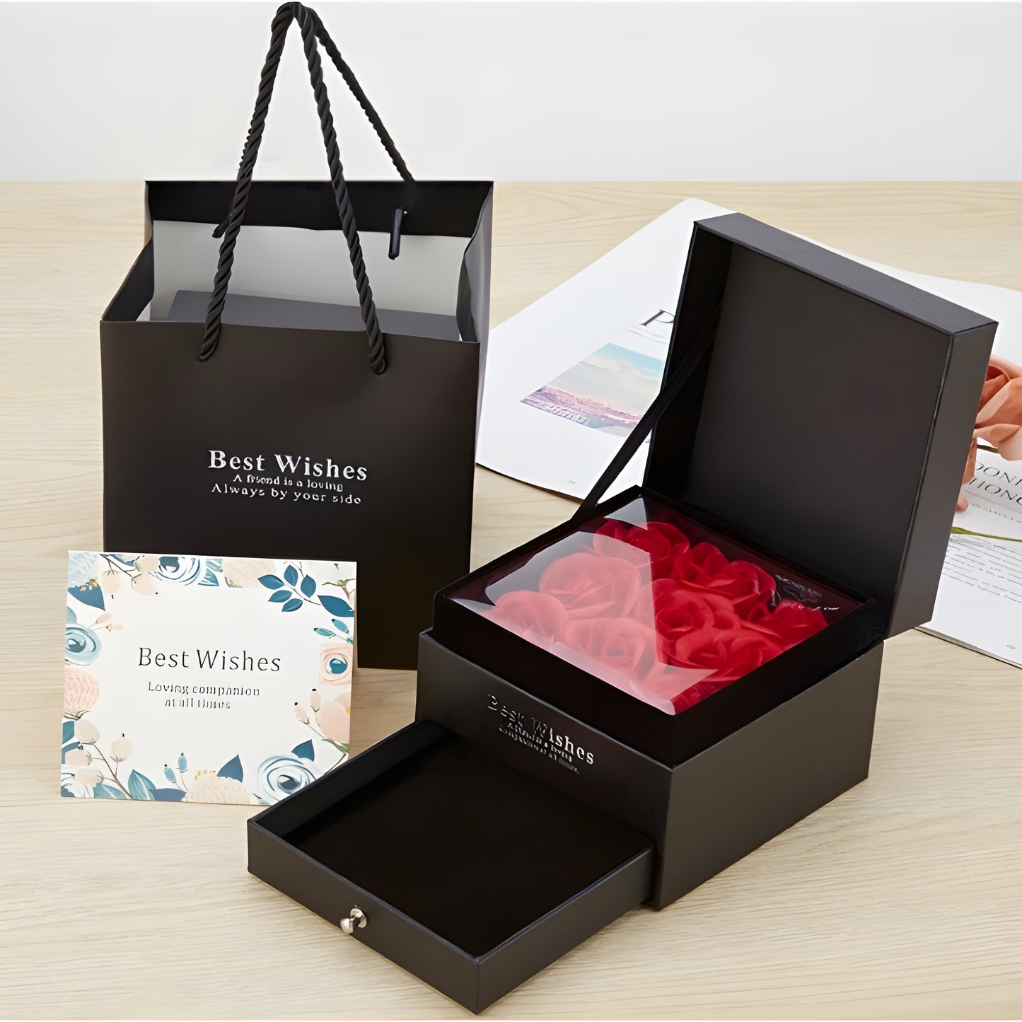Valentijnsdag Doos 9 voor Eternal Rose sieraden
